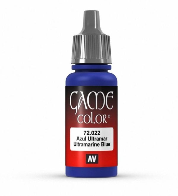 17 ml. Ultramarine Blue Game Color Serisi Maket Boyası, Vallejo 72022