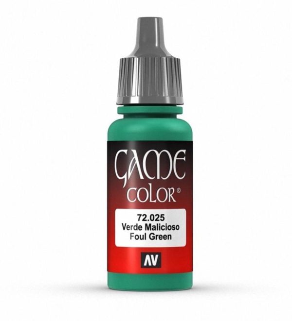 17 ml. Foul Green Game Color Serisi Maket Boyası, Vallejo 72025