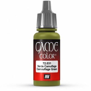 17 ml. Camouflage Green Game Color Serisi Maket Boyası, Vallejo 72031