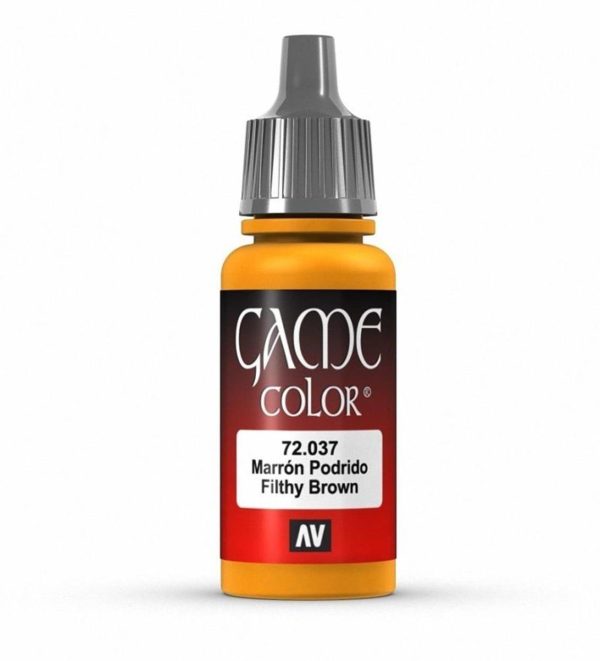 17 ml. Filthy Brown Game Color Serisi Maket Boyası, Vallejo 72037
