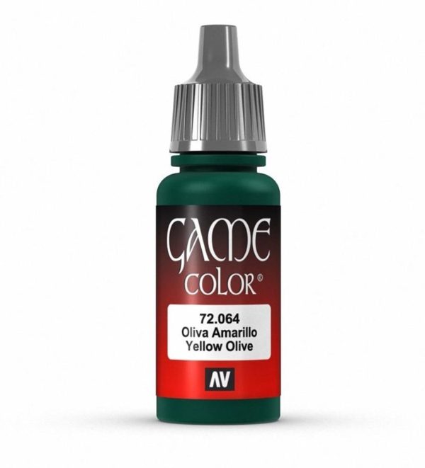 17 ml. Yellow Olive Game Color Serisi Maket Boyası, Vallejo 72064