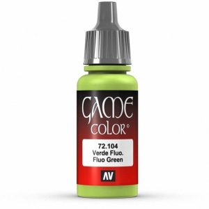 17 ml. Fluorescent Green Game Color Serisi Maket Boyası, Vallejo 72104