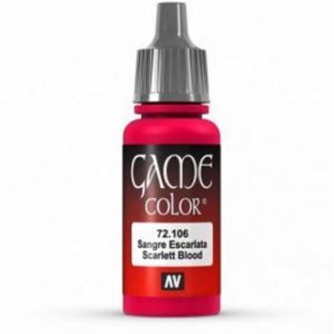 17 ml. Scarlett Blood Game Color Serisi Maket Boyası, Vallejo 72106