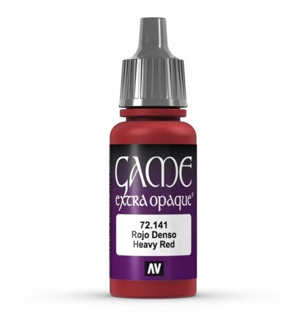 17 ml. Heavy Red Game Color Serisi Maket Boyası, Vallejo 72141
