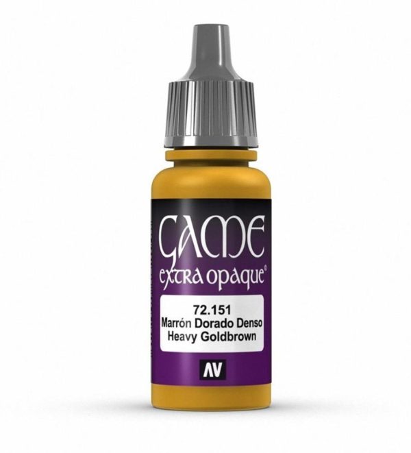 17 ml. Heavy Altınbrown Game Color Serisi Maket Boyası, Vallejo 72151