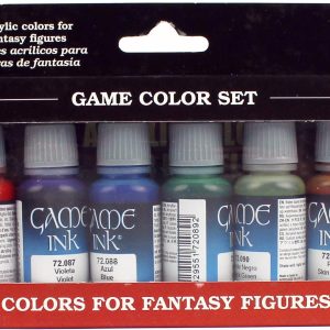 8x17 ml. Game Inks Game Color Serisi Maket Boyası Seti, Vallejo 72296