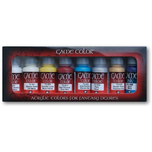 8X17 ml. Elves Game Color Serisi Maket Boyası Seti, Vallejo 72300