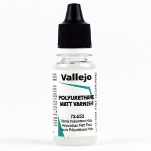 18 ml. Matt Polyurethane Varnish Game Color Serisi Maket Boyası, Vallejo 72651