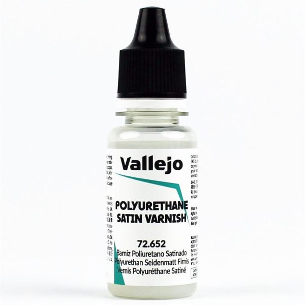 18 ml. Satin Polyurethane Varnish Game Color Serisi Maket Boyası, Vallejo 72652