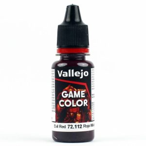 18 ml. Evil Red Game Color Serisi Maket Boyası, Vallejo 72112