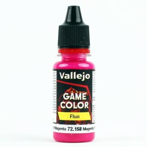 18 ml. Fluorescent Magenta Game Color Serisi Maket Boyası, Vallejo 72158
