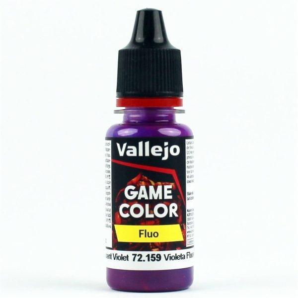 18 ml. Fluorescent Violet Game Color Serisi Maket Boyası, Vallejo 72159