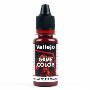 18 ml. Nocturnal Red Game Color Serisi Maket Boyası, Vallejo 72111