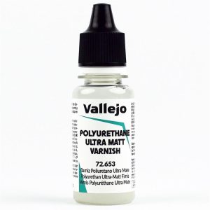 18 ml. Ultra Matt Polyurethane Varnish Game Color Serisi Maket Boyası, Vallejo 72653
