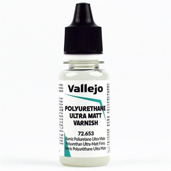 18 ml. Ultra Matt Polyurethane Varnish Game Color Serisi Maket Boyası, Vallejo 72653