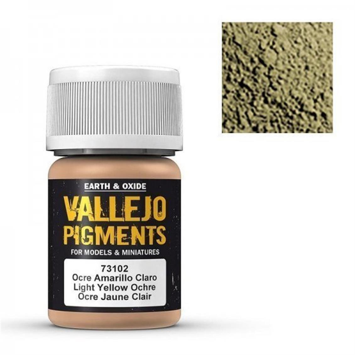 35 ml. Light Yellow Ochre Maket Boyası Pigmenti, Vallejo 73102