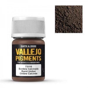 35 ml. Burnt Umber Maket Boyası Pigmenti, Vallejo 73110