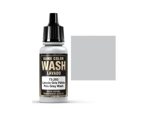 17 ml. Pale Grey Shade Wash Game Color Serisi Maket Boyası, Vallejo 73202