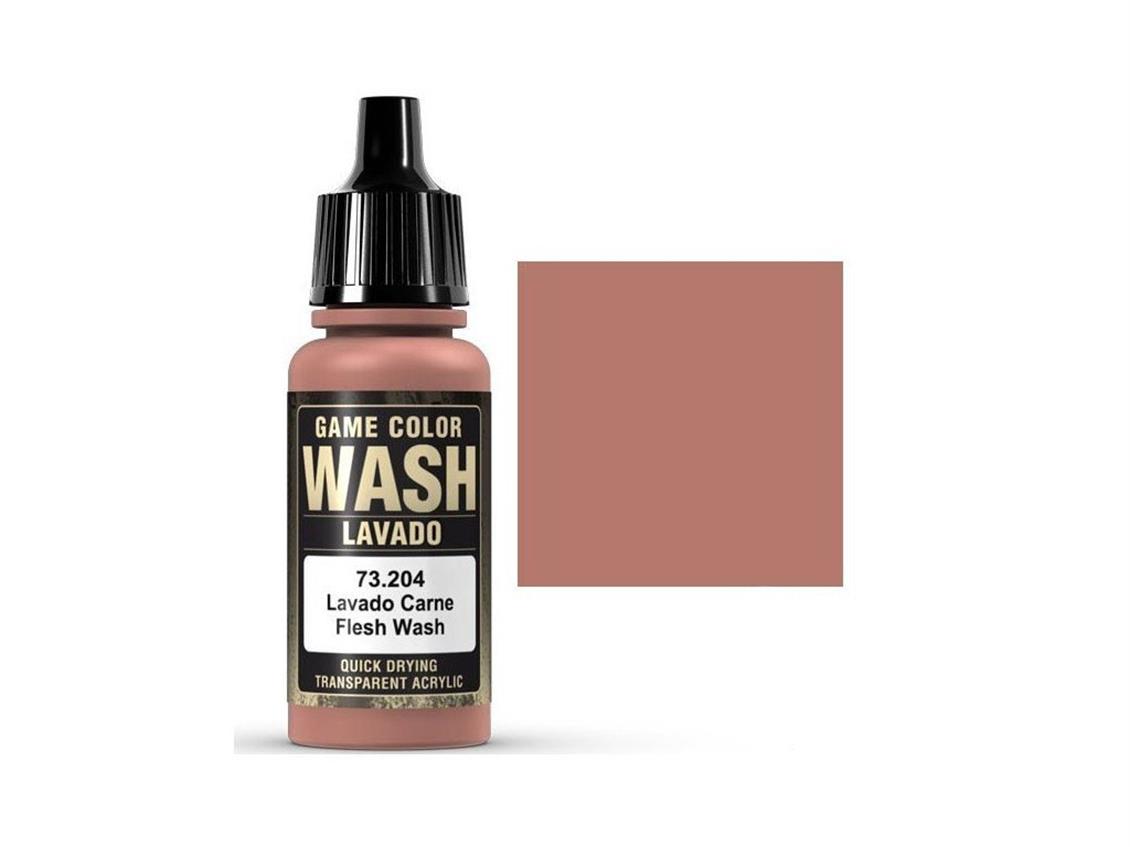 17 ml. Flesh Wash Game Color Serisi Maket Boyası, Vallejo 73204