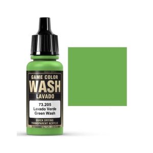 17 ml. Green Wash Game Color Serisi Maket Boyası, Vallejo 73205