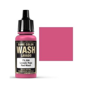 17 ml. Red Wash Game Color Serisi Maket Boyası, Vallejo 73206