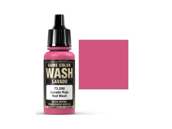 17 ml. Red Wash Game Color Serisi Maket Boyası, Vallejo 73206