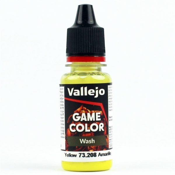 17 ml. Yellow Wash Game Color Serisi Maket Boyası, Vallejo 73208