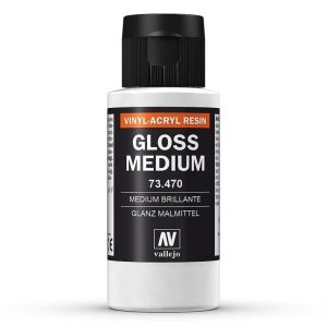 60 ml. Gloss Medium (Parlaklaştırıcı) Maket Boyası, Vallejo 73470