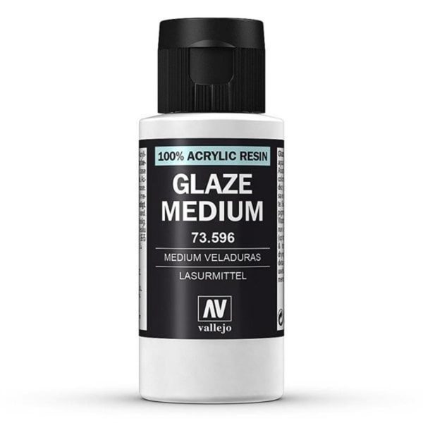 60 ml. Glaze Medium (Şeffaflaştırıcı) Maket Boyası, Vallejo 73596