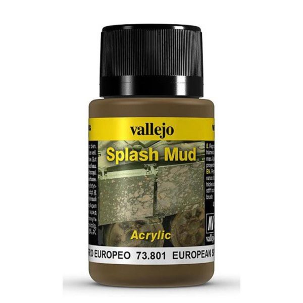 40 ml. Avrupalı Çamur Lekesi Efekti Boyası, Vallejo 73801