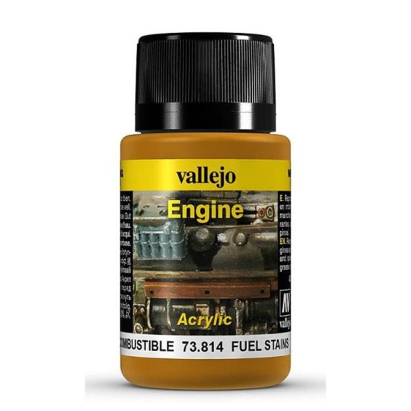 40 ml. Akaryakıt Lekeleri Motor Yüzeyi Efekti Boyası, Vallejo 73814