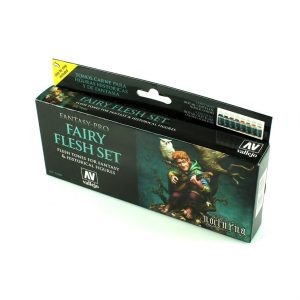 8x17 ml. Fairy Flesh Figür Boyası Seti, Vallejo 74101