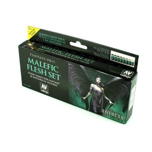 8x17 ml. Malefic Flesh Figür Boyası Seti, Vallejo 74102