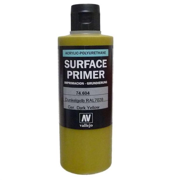 200 ml. Ger. Dark Yellow Astar Maket Boyası, Vallejo 74604