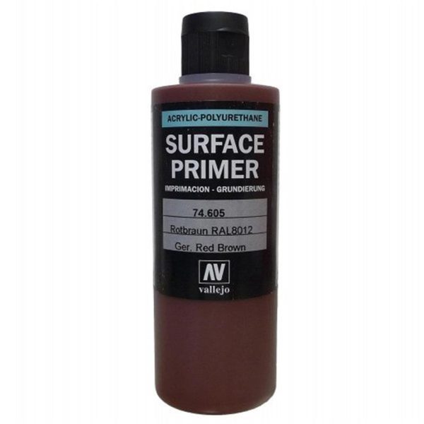 200 ml. Ger. Red Brown Astar Maket Boyası, Vallejo 74605