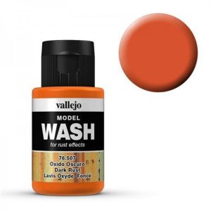 35 ml. Dark Rust Wash Serisi Maket Boyası, Vallejo 76507