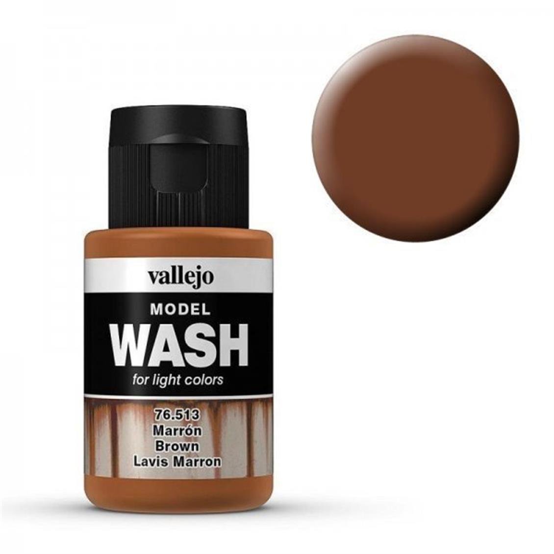 35 ml. Brown Wash Serisi Maket Boyası, Vallejo 76513