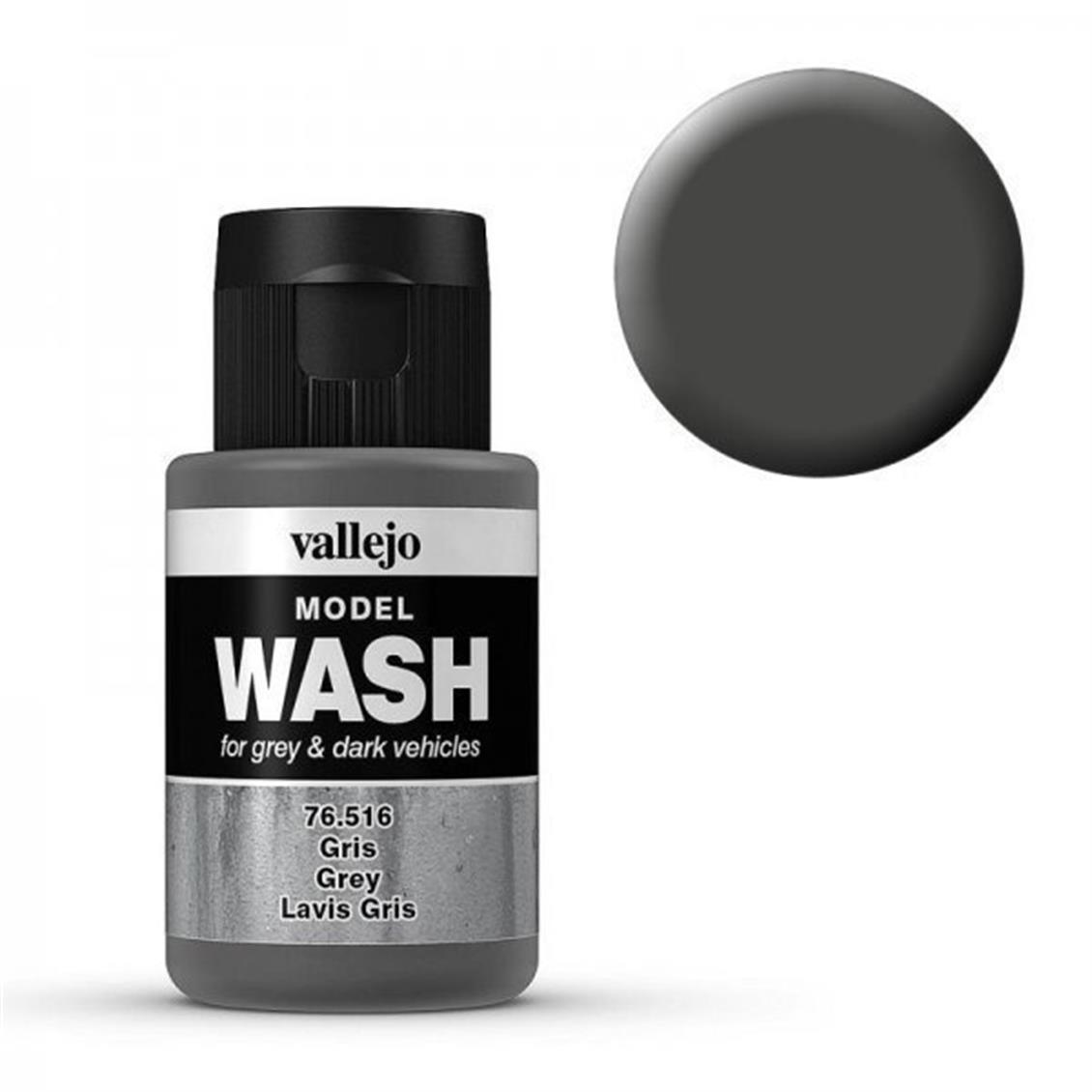 35 ml. Grey Wash Serisi Maket Boyası, Vallejo 76516