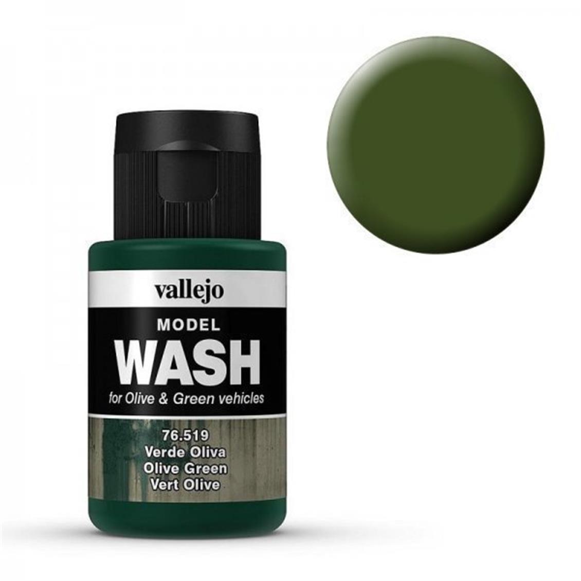 35 ml. Olive Green Wash Serisi Maket Boyası, Vallejo 76519