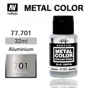 32 ml. Aluminium Metal Color Serisi Maket Boyası, Vallejo 77701