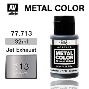 32 ml Jet Exhaust Metal Color Serisi Maket Boyası, Vallejo 77713
