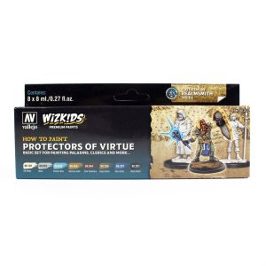 8x8 ml. Protectors of Virtue Wizkits Serisi Maket Boyası Seti, Vallejo 80252