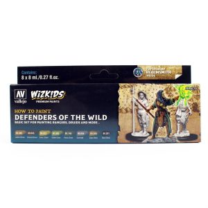 8X8 ml. Defenders of the Wild Wizkits Serisi Maket Boyası Seti, Vallejo 80255