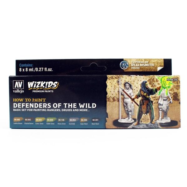 8X8 ml. Defenders of the Wild Wizkits Serisi Maket Boyası Seti, Vallejo 80255