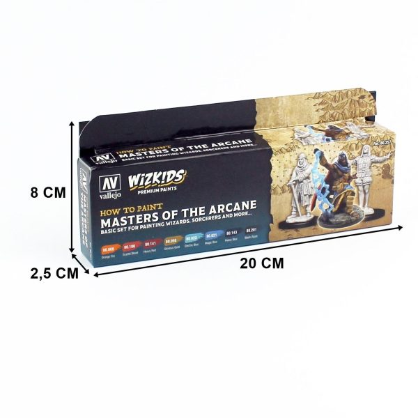 8X8 ml. Masters of the Arcane Wizkits Serisi Maket Boyası Seti, Vallejo 80257 - Görsel 3