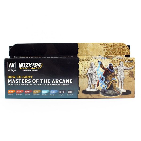 8X8 ml. Masters of the Arcane Wizkits Serisi Maket Boyası Seti, Vallejo 80257