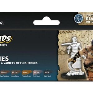 8x8 ml. Fleshtones Yüz Boyama Wizkits Serisi Maket Boyası Seti, Vallejo 80259