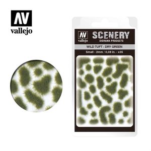 Dry green 2 mm. Hazır Çayır Dokusu, Vallejo SC401