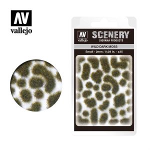 Dark moss 2 mm. Hazır Yosun Dokusu, Vallejo SC402