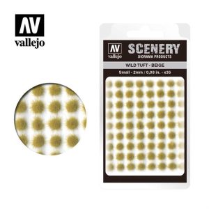 Beige 2 mm. Hazır Çayır Dokusu, Vallejo SC403